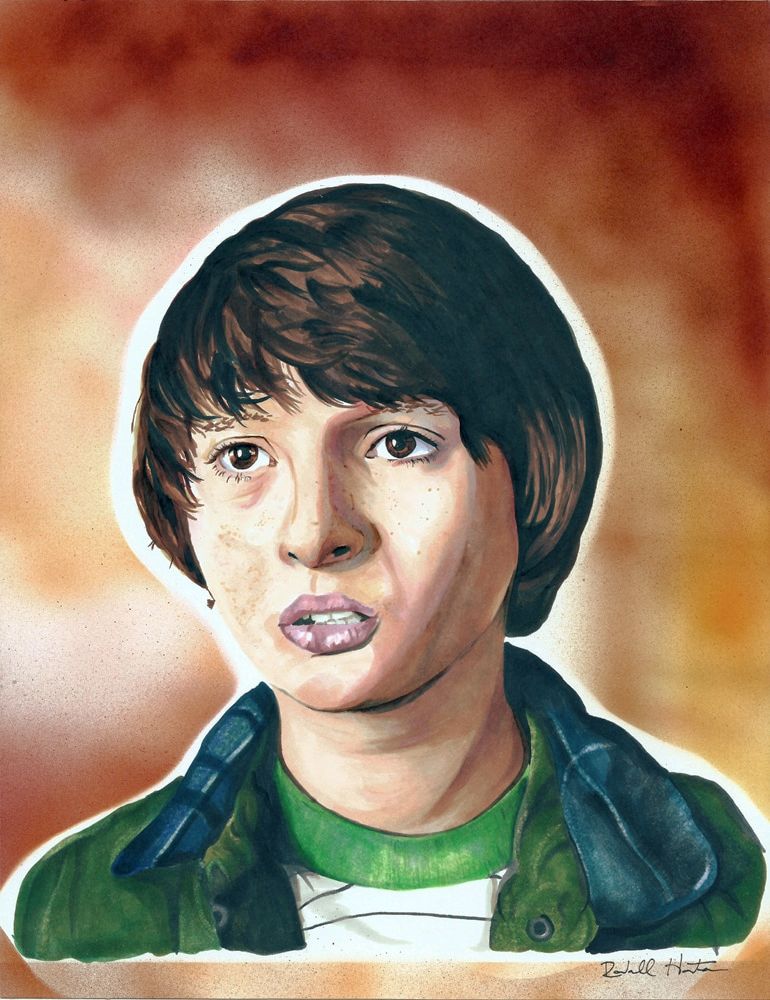 Mike - Stranger Things Portrait Drawing