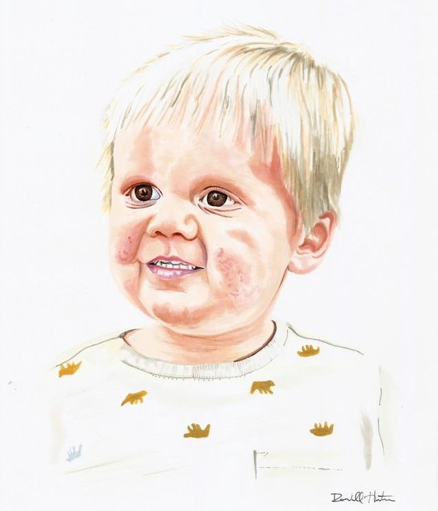 Portrait Drawing of Child