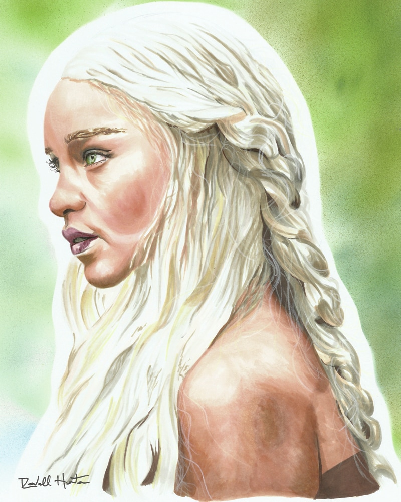 Daenerys Targaryen - Portrait Drawing